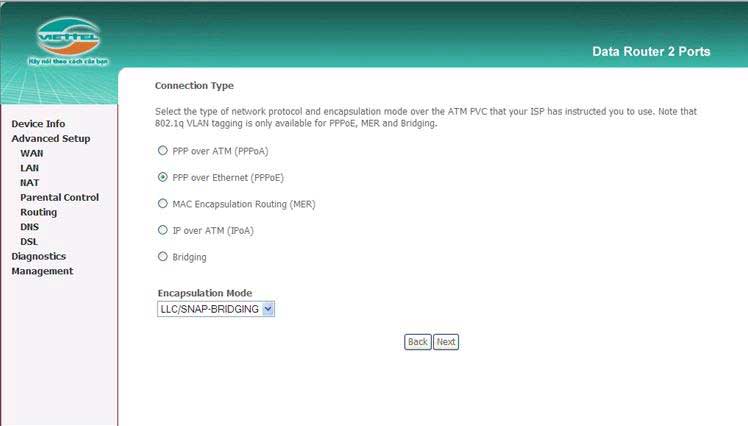 Hướng dẫn cấu hình modem wifi viettel 5