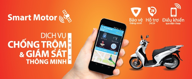 định vị chống trộm smart moto Viettel