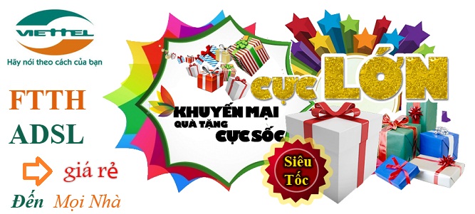 khuyến mãi cáp quang Viettel tháng 3