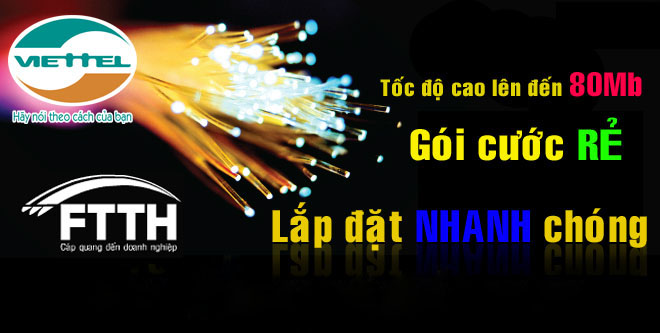 khuyến mãi internet cáp quang Viettel tháng 8-2016