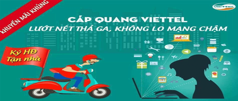 khuyen mai lap mang internet cap quang Viettel thang 7-2018