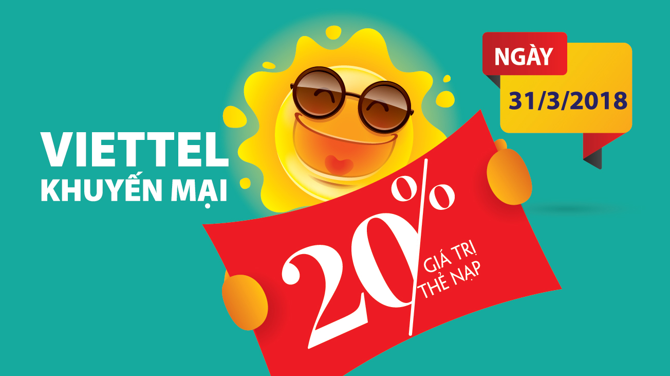 khuyến mãi thẻ nạp Viettel