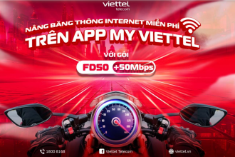 Viettel ra mắt tính năng mua thêm băng thông cho đường truyền internet trên ứng dụng My Viettel