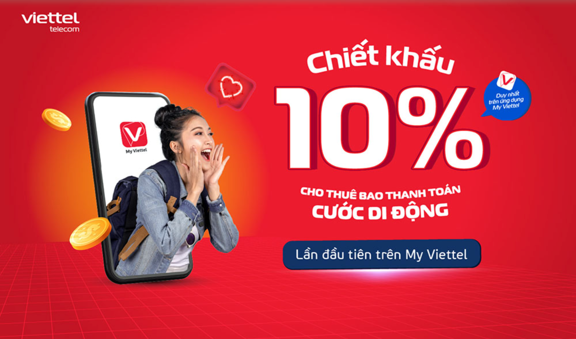 thanh toán cước trả sau trên My Viettel