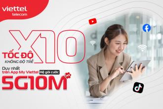 Data thả ga – Ưu đãi cực đã ! Pg88 link tải 5G10M độc quyền chỉ có trên My Viettel !