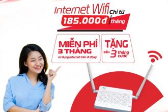 Lắp đặt internet Viettel - Tặng data thả ga mùa COVID